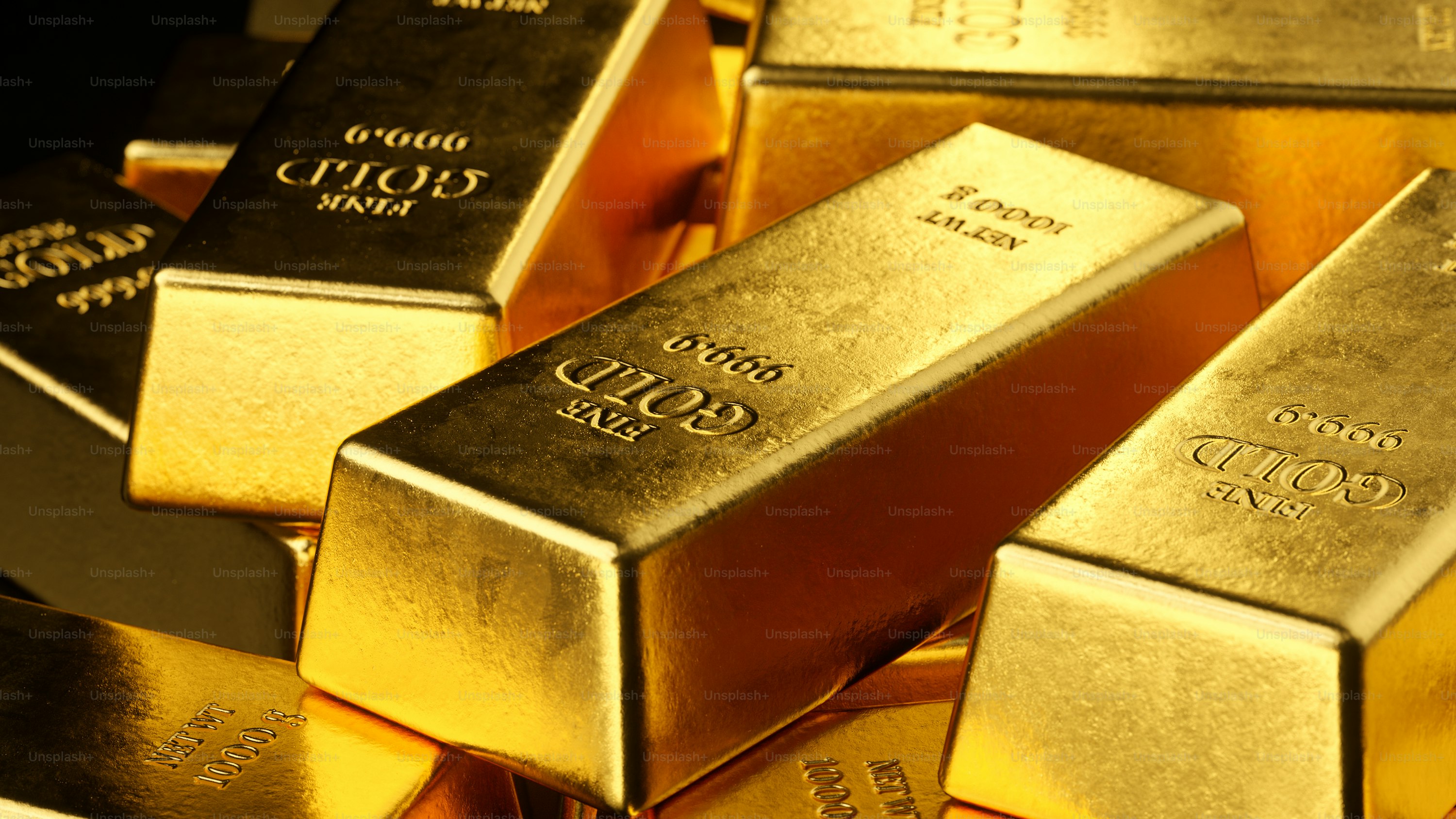Premium institutional gold bars